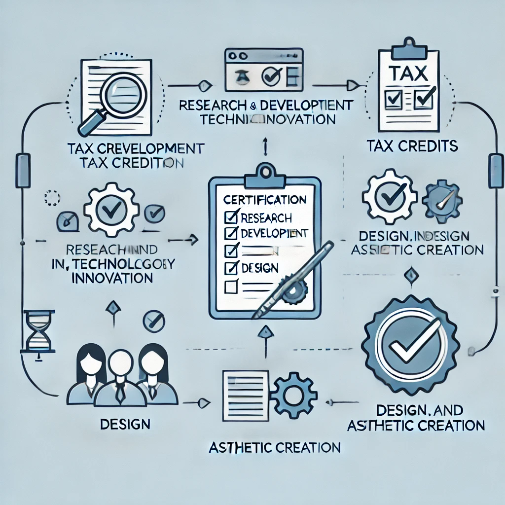 Certificazione del credito d’imposta ricerca e sviluppo, innovazione tecnologica, design e ideazione estetica